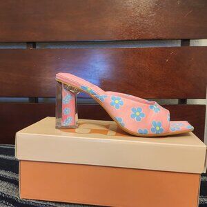 BG - First-Class Floral Heel Sandals - Size 7.5
